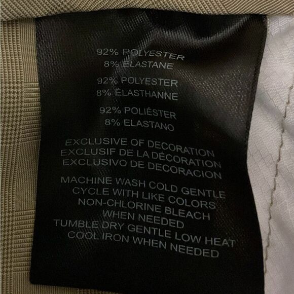 Hang Ten Flat Front Tan Shorts Casual Essential - Picture 12 of 12